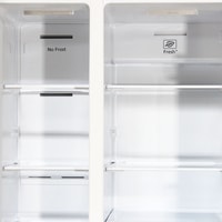Холодильник side by side Ginzzu NFK-475 Gold glass
