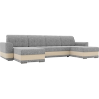П-образный диван Лига диванов Честер П-образный 100094 (серый/бежевый)