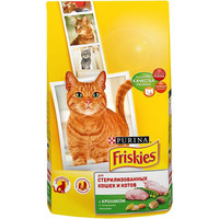 Сухой корм для кошек Friskies с кроликом и полезными овощами 0.3 кг