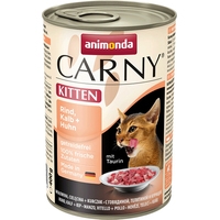 Консервированный корм для кошек Animonda Carny Kitten с говядиной, телятиной и курицей 400 г