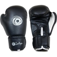 Тренировочные перчатки Indigo PU PS-790 (12 oz, черный)
