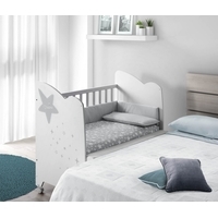 Классическая детская кроватка Micuna Estela (белый/серый)