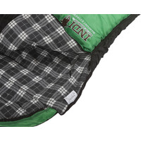 Спальный мешок Indiana Maxfort Extreme (правая молния, зеленый/черный)