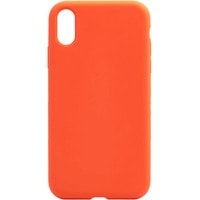 Чехол для телефона EXPERTS Soft-Touch для Xiaomi Redmi 9A с LOGO (оранжевый)