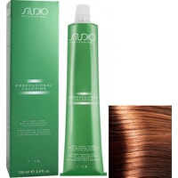 Крем-краска для волос Kapous Professional Studio с женьшенем S 8.45 светлый медно-махагоновый блонд