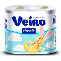 Туалетная бумага Veiro Classic 2 слоя (4 рулона)