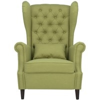 Интерьерное кресло Leset Винтаж Melva 33 (рогожка, зеленый)