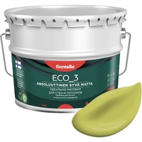 Краска Finntella Eco 3 Wash and Clean Lahtee F-08-1-9-LG70 9 л (светло-зеленый)