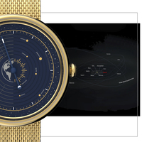 Наручные часы HVILINA Universum Space Aurum H09.809.33.041.02