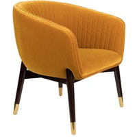 Интерьерное кресло Dutchbone Dolly Soft (желтый/черный) в Бобруйске