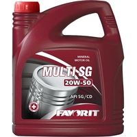 Моторное масло Favorit Multi SG 20W-50 5л