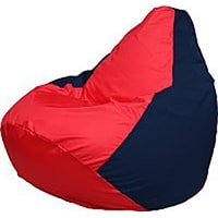 Кресло-мешок Flagman Груша Медиум Г1.1-234 (красный/тёмно-синий)
