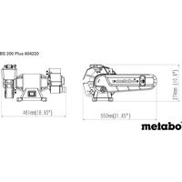 Заточный станок Metabo BS 200 Plus 604220000