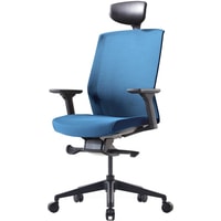 Кресло Bestuhl J1G120L (черная крестовина, синий)