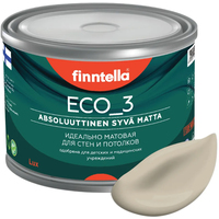 Краска Finntella Eco 3 Wash and Clean Jolie F-08-1-3-LG239 2.7 л (бежевый)