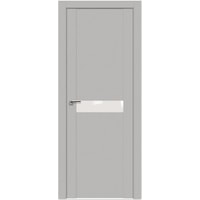 Межкомнатная дверь ProfilDoors 2.05U L 90x200 (манхэттэн, Lacobel белый лак)