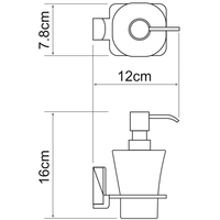 Дозатор для жидкого мыла Wasserkraft К-5099