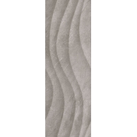 Керамическая плитка Alma Ceramica Rialto 740x246 (волны, серый)