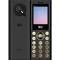Кнопочный телефон BQ-Mobile BQ-1858 Barrel (черный/золотистый)
