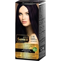 Крем-краска для волос Белита-М Hair Happiness Стойкая 3.16 холодный темный шатен