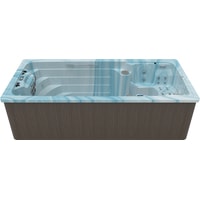 Композитный бассейн Aquavia Spa Amazon Swimspa 500x230 (blue marble/synthetic grey)