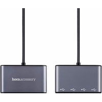 USB-хаб  Hoco HB3 (серый)