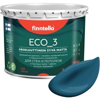 Краска Finntella Eco 3 Wash and Clean Myrsky F-08-1-3-LG261 2.7 л (бирюзовый)
