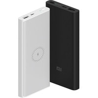 Внешний аккумулятор Xiaomi Mi Power Bank 3 Wireless WPB15ZM 10000mAh (черный)