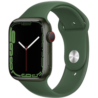 Умные часы Apple Watch Series 7 LTE 41 мм (алюминий зеленый/зеленый клевер спортивный)