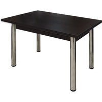 Кухонный стол Solt СТД-11 с обвязкой (венге/ноги хром)
