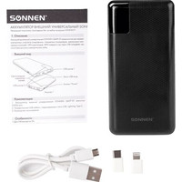 Внешний аккумулятор Sonnen Powerbank Q60P 20000mAh (черный)