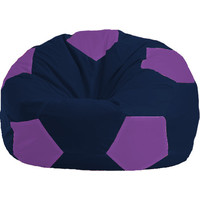 Кресло-мешок Flagman Мяч М1.1-40 (синий темный/сиреневый)