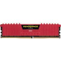Оперативная память Corsair Vengeance LPX Red 4GB DDR4 PC4-19200 (CMK4GX4M1A2400C14R)