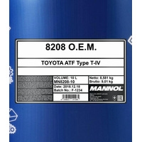 Трансмиссионное масло Mannol O.E.M. Type T-IV 10л