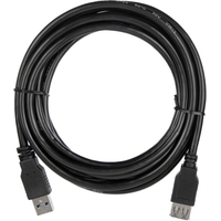Кабель ACD ACD-U3AAF-20L USB Type-A - USB Type-A (2 м, черный)