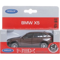 Легковой автомобиль Welly BMW X5 43691 (красный)