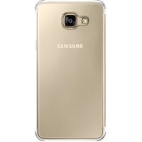 Чехол для телефона Samsung Clear View Flip Cover для Samsung Galaxy A7 (золотистый)
