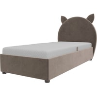 Кровать Mebelico Бриони 820х1880 (велюр, коричневый)