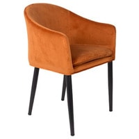 Интерьерное кресло Zuiver WL Catelyn (оранжевый/черный) в Бресте