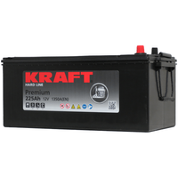 Автомобильный аккумулятор KRAFT Premium 225(3) евро (225 А·ч)