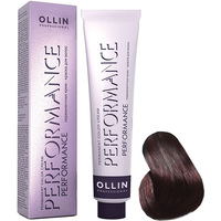 Крем-краска для волос Ollin Professional Performance 4/5 шатен махагоновый