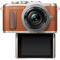 Беззеркальный фотоаппарат Olympus PEN E-PL8 Kit 14-42 II R (коричневый)