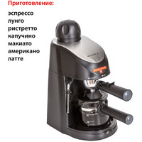 Рожковая кофеварка Supra CMS-0660
