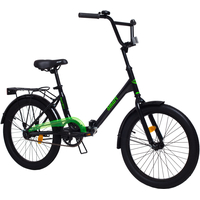 Велосипед AIST Smart 20 1.1 (черный/зеленый, 2017)