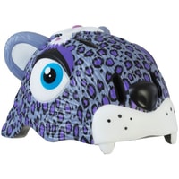 Cпортивный шлем Crazy Safety Purple Leopard (S, сиреневый)
