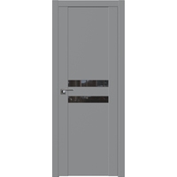 Межкомнатная дверь ProfilDoors 2.03U L 70x200 (манхэттен, стекло черный лак)