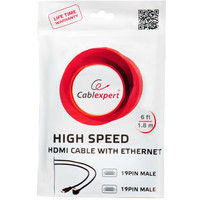 Кабель Cablexpert CC-HDMI4-W-6