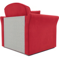 Кресло-кровать Мебель-АРС Малютка №2 (микровельвет, кордрой красный)