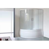 Стеклянная шторка для ванны Royal Bath 150ALP-T (прозрачное стекло)