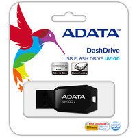 USB Flash ADATA DashDrive UV100 16Gb (AUV100-16G-RBK)